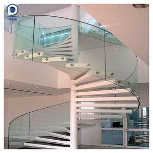 Escalera de Caracol Personalizada con Barandilla de Acero, Escalera Interior con Barandillas, Escalera en Espiral <span class=keywords><strong>para</strong></span> <span class=keywords><strong>Espacios</strong></span> <span class=keywords><strong>Pequeños</strong></span> - Product Image 1