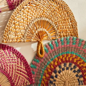 Hot new seagrass paille assiettes suspendues pour salon décoration murale artisanat fait main artisanat produits en gros - Product Image 1