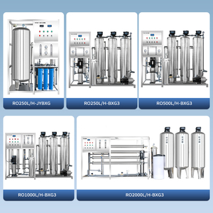 Système de purification d'eau potable commercial 250 LPH par osmose inverse avec pompe PLC, moteur en acier inoxydable <span class=keywords><strong>et</strong></span> filtre pour eau en bouteille pure - Product Image 6