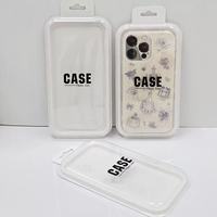 Boîte d'emballage transparente de cas de téléphone portable de logo personnalisé boîtes universelles d'emballage blister de vente au détail de couverture de PVC pour Iphone 17 16 Promax
