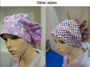 Cappelli Medici Unisex Personalizzati con Stampe Cartoon in Cotone Traspirante con Fodera in Raso Carino per Infermieri e Dottori Colore Personalizzabile - Product Image 5