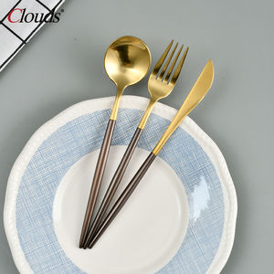 Argenterie 18/10 Brossé Affaires Poids Lourd Forgé Couverts 304 Mat Couverts en Acier Couverts de Mariage Hôtel <span class=keywords><strong>Restaurant</strong></span> - Product Image 2