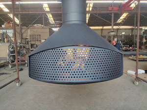 <span class=keywords><strong>Chimenea</strong></span> de acero suspendida montada en el techo con llama decorativa para exteriores de nuevo diseño - Product Image 5