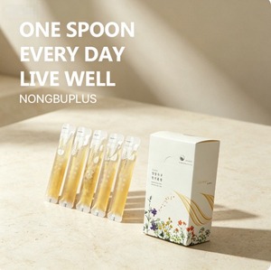 Paquetes de Miel de Flores Silvestres Coreana Premium, 100% Pura, en Sobres Individuales Portátiles para Bebidas y Alimentos - Product Image 1