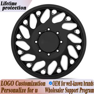 Nueva Llanta Forjada de Aleación con Borde Profundo para Serie F2500, 22-28 Pulgadas, 8x180/8x170/6x139.7 PCD, Multirradio, Acabado Negro, para Pickup F2500 - Product Image 3