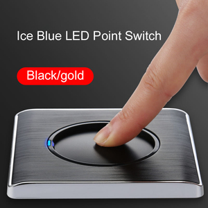 Luxury 250V 16A 3D Wire Drawing Button <strong>Power</strong> Light Switch Large Spacing 5 Hole Universal Electrical <strong>Socket</strong>