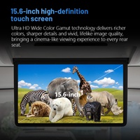 Sistema de Entretenimiento para Auto Android de Alta Gama D9, Monitor de Techo con Pantalla Táctil Android TV, Monitor Android RSE para Asiento de Auto