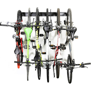Sistema seguro de almacenamiento de bicicletas con diseño <span class=keywords><strong>antirrobo</strong></span> Bloqueo de ganchos de pared para espacios públicos - Product Image 4