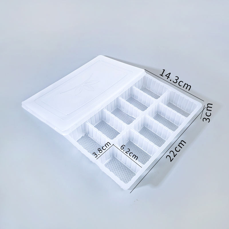 ถาด 10 ช่องพร้อมฝาปิด