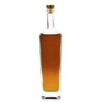 Maßgefertigte Mattierte Spirituosenglasflasche 700ml 750ml 1L Konische Spirituosenbehälter für Gin Rum Tequila Wodka Verpackung