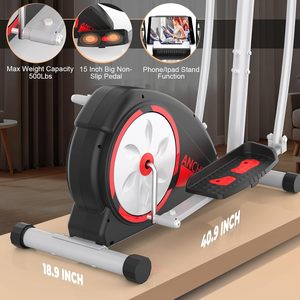Appareil de fitness elliptique magnétique CRYSTAL SJ2880 pour la maison, équipement de <span class=keywords><strong>gym</strong></span>, cadre en acier de 60 mm, capacité de charge maximale de 150 kg - Product Image 6