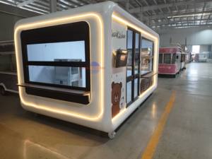 Carrito de Comida Móvil Multifuncional, Carrito Eléctrico para Helados, Té con Leche, Bebidas Frías, Carrito para Mercado Nocturno, Carrito para Brochetas de Barbacoa - Product Image 4