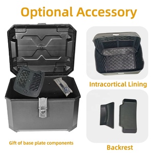Venta Directa de Fábrica, Cajas Traseras para Motocicleta de 45L, Material PP, Caja de Equipaje Impermeable, Personalización Personalizada, <span class=keywords><strong>Baúl</strong></span> - Product Image 3