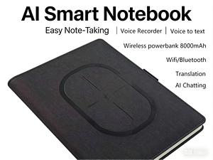Bloc-notes intelligent interactif avec batterie externe 8000 mAh et chargement sans fil – Nouveauté 2026 pour promotion d'entreprise - Product Image 2