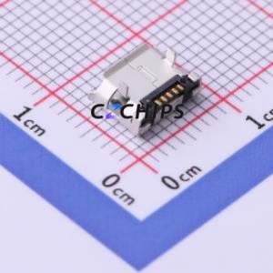 USB-111HK-B-CU USB Connector SMD Connector ( Connector Type: Micro-B )( Gender: Female )( Mounting Type: Horizontal Mount ) - Product Image 2