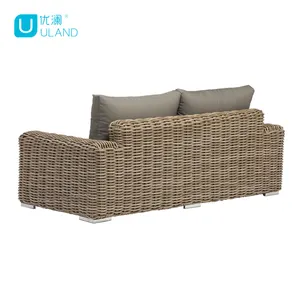 Uland-Conjunto de muebles de mimbre para jardín, muebles sencillos de mimbre para exteriores, conjunto de sofá para Patio