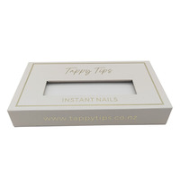 Paquet de faux ongles vides de luxe personnalisé boîte cadeau magnétique boîte d'emballage de pointe d'ongles artificiels fantaisie à presser
