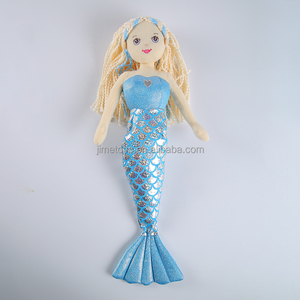 JM9142 Muñeca de Juguete de Sirena de Tela de Felpa de Poliéster Suave para Niñas - Product Image 3