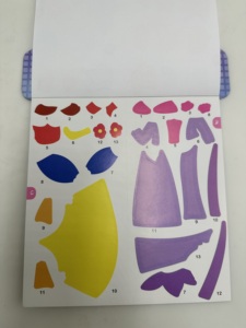 Libro di adesivi Fashion Me a tema animali e natura, in cartone, <span class=keywords><strong>per</strong></span> bambini dai 4 ai 6 anni, modello A230601P - Product Image 6