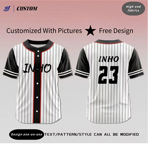 Maillots de <span class=keywords><strong>baseball</strong></span> personnalisés bleu et blanc avec logos brodés, uniformes cousus - Product Image 3