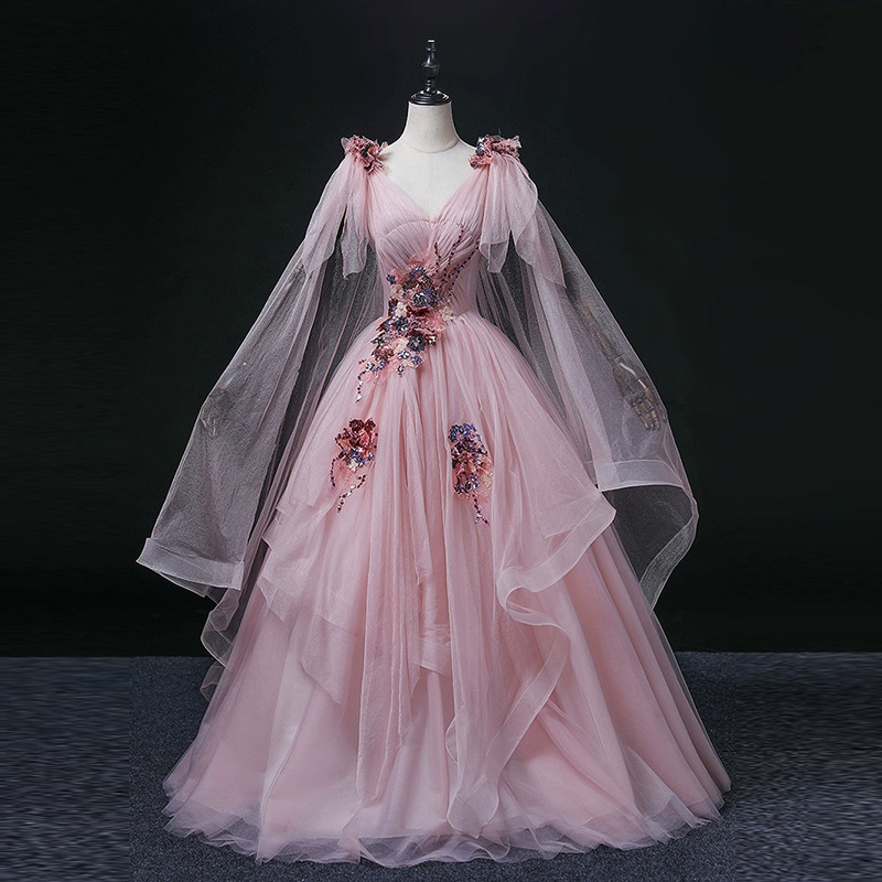 pink shimmer dress Jessica Angel 2397 Sequin Long Formal Prom Dress