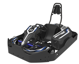 Cammus <span class=keywords><strong>2022</strong></span> Sports Version Kart 70 Kmh con APP Control remoto Volante ajustable y pedales Go Kart eléctrico - Product Image 4