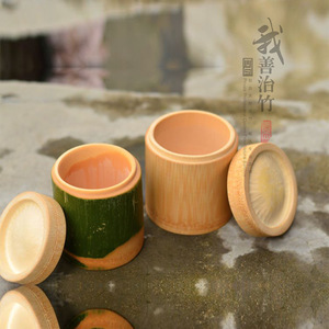 Bamboo <b>Steamers</b> Round Vertical Style Natural Bamboo Material Hand Wash Only For Cooking Food - Product Image 2