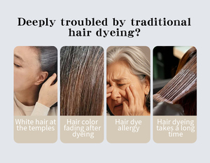 Bâton <span class=keywords><strong>de</strong></span> teinture capillaire <span class=keywords><strong>noir</strong></span> rapide et facile à utiliser – Couvre les racines grises et blanches – Brun foncé – Qualité supérieure - Product Image 4