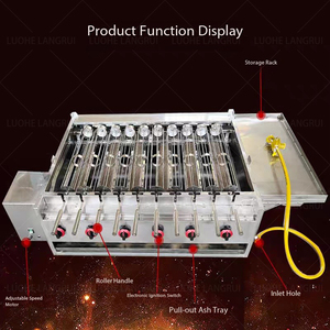 Machine à maïs <span class=keywords><strong>grill</strong></span>ée au carbone multifonctionnelle, torréfacteur de maïs à tambour rotatif, torréfacteur de maïs rotatif à vendre - Product Image 6
