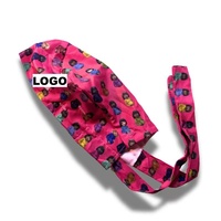 Nuevo Gorro Quirúrgico con Estampado Girly Girl, Forro de Satén, Transpirable, Absorbente de Sudor, Unisex, con Logotipo Personalizado, Accesorios Médicos para Enfermeras