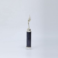 Trophée Colonne en Acrylique Doré Sur Mesure Économique pour Événements de Danse Classique 22 pouces Style Sportif Portable