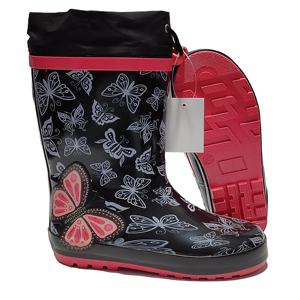 Bottes de <span class=keywords><strong>pluie</strong></span> pour enfants en gros, doublure chaude, bottes Wellington, coloris, col, bottes de <span class=keywords><strong>pluie</strong></span> - Product Image 1