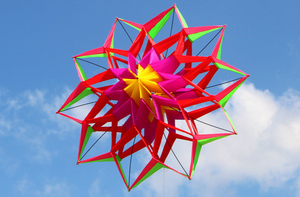 <span class=keywords><strong>Cometa</strong></span> 3D con Forma de Flor, 150 cm de Diámetro, Marco de Poliéster y Fibra de Vidrio, Marca I'm a Bird - Product Image 2