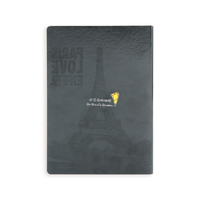 Journal en cuir personnalisable de Paris planificateur à couverture souple et rigide Agenda doublé PU cahier promotionnel papier Souvenirs et cadeaux