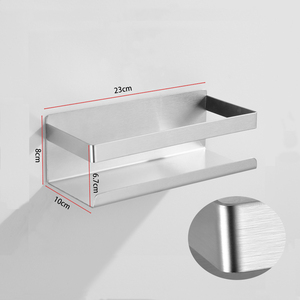 Giá để đồ nhà tắm bằng thép không gỉ 304, dán tường tự dính, kệ tắm, giá để dầu gội - Product Image 2