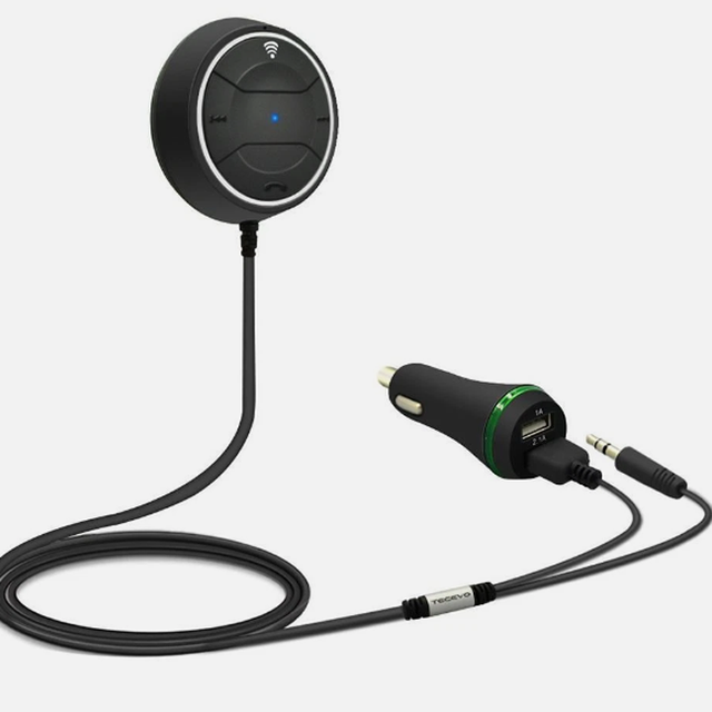 D2972 Bt 5.0 Handsfree Car Kit Bluetooth Music Audio Receiver Wireless NFC AUX