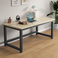 Bureau modulaire artisanal simple et rectangulaire pour ordinateur et étude, idéal pour appartements locatifs, résistant à la corrosion