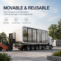 Maison modulaire préfabriquée en forme de cabane Apple à deux étages avec 2 chambres et isolation pour hôtel ou villa