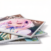 Tableau de dessin en acrylique personnalisé durable avec motif d'anime, bronzage laser, double flash réfléchissant