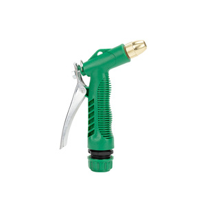 Pistolet d'arrosage de jardin en plastique vert haute pression avec embout en cuivre pour lavage de voiture, arrosage de plantes, nettoyage domestique, connecteur de tuyau de 4 pouces - Product Image 4