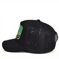 Gorra de 5 Paneles Unisex Personalizada con Bordado, Apliques y Logotipo, Materiales de Lona y Mezclilla, para Uso en Exteriores, Gorra Trucker
