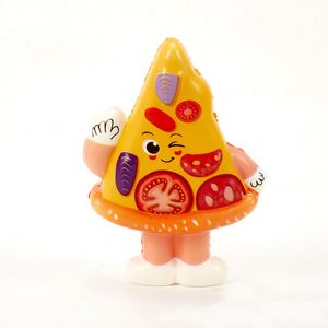 Jouet anti-stress personnalisé - Modèle de pizza réaliste imprimé en couleur - Jouet à presser pour soulager le stress pour enfants et adultes - Jouet Mochi - Product Image 4