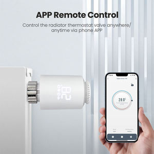 Vanne de <span class=keywords><strong>radiateur</strong></span> Larkkey Tuya Zigbee Thermostat de chauffage Vanne de <span class=keywords><strong>radiateur</strong></span> thermostatique programmable pour salle de contrôle - Product Image 3