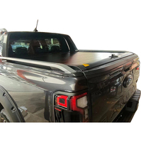 Couvre-caisse de camionnette en aluminium rigide, étanche, verrouillable, à clé, manuel, à rouleaux rétractables, pour FORD Ranger Wildtrak T8