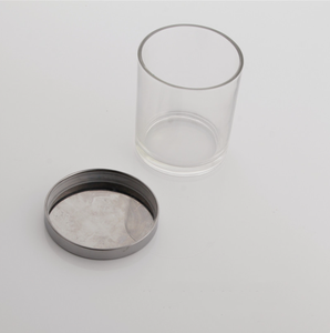 Bougies auriculaires portables, aromathérapie, thé en or clair, pot en verre, porte-bougie transparent avec couvercle galvanisé, 50 pièces - Product Image 4