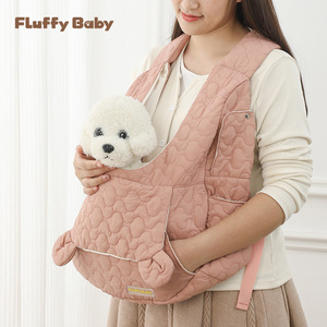 Bolsa de pecho para perro Fluffiybaby, bolsa para mascotas de gran capacidad, bolsa impermeable de algodón puro para cachorro - Product Image 2
