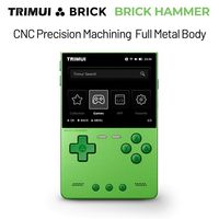 Console de jeu portable Trimui Brick Hammer avec écran de 3,2 pouces, Linux, fabrication CNC de précision, corps entièrement métallique, lecteur de jeux portable