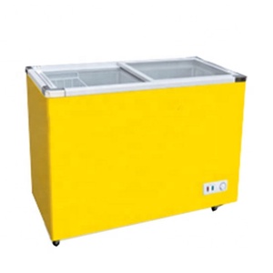 208L Siêu Thị Thương Mại Cong Đôi Cửa Kính Ngực Sâu Tủ Đông Hiển Thị Thực Phẩm <span class=keywords><strong>Showcase</strong></span> Tủ Lạnh Ice Cream Tủ Lạnh - Product Image 1