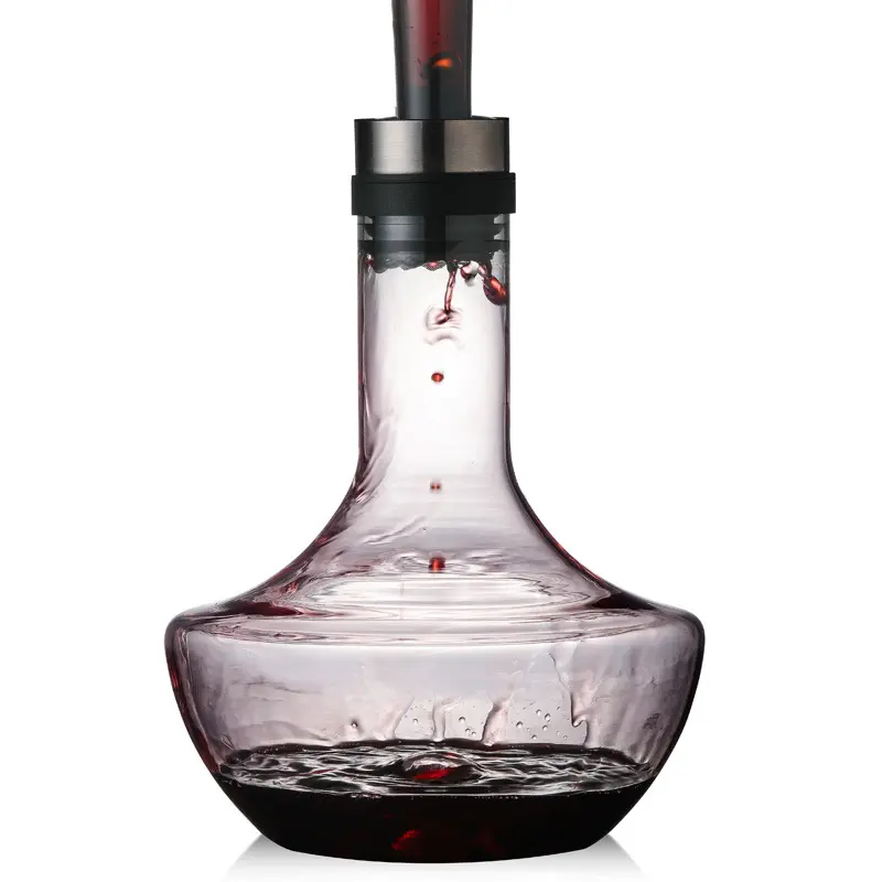 High-Borosilicaat Hittebestendig Glas Verfijnd Wijn Adempauze Karaf Decanter Door Mouthblown Karaf Als Wijn Cadeau
