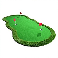 Tapis de putting de golf en promotion – Mini green de golf simulé portable pour la maison, le bureau et l'entraînement en extérieur